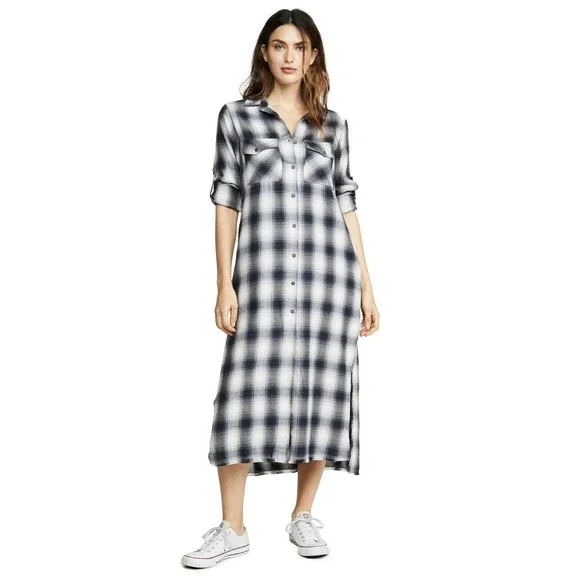chinese dress ladies Bella Dahl Long Sleeve A-Line Shirt Dress  Puritan Cape Cod